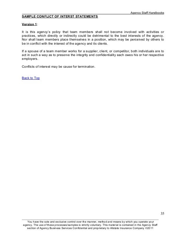sample employee handbook