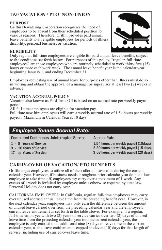 Griffin 2015 Employee Handbook