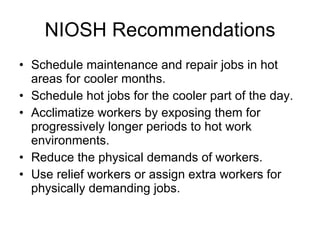 Employee Heat Stress | PPT