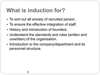 Employee induction programme | PPTX