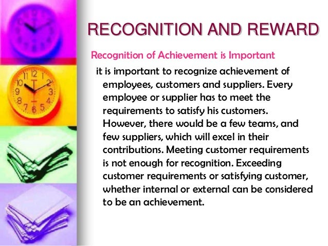 The relevance of rewards for employee
