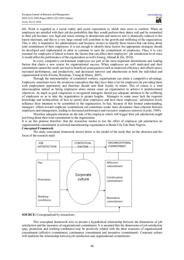 dissertation organizational commitment
