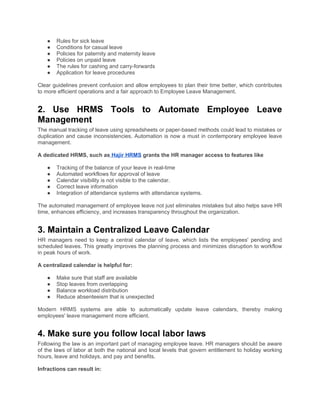 Employee Leave Management Best Practices for HR Managers.docx