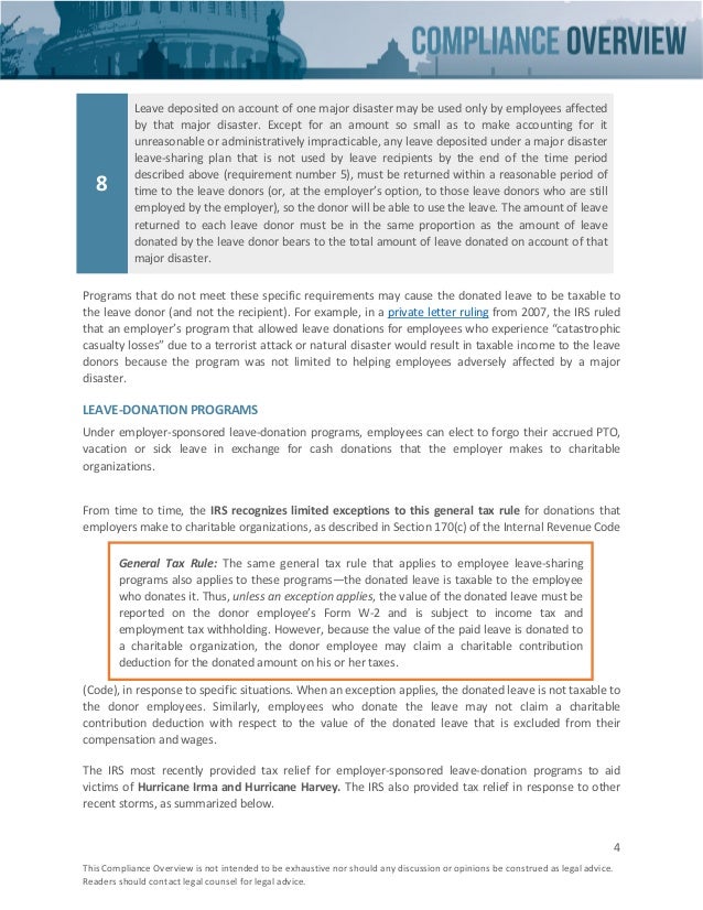 Employee Leave Sharing And Donation Programs