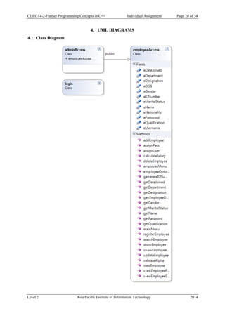 Employee Management System in C++ | PDF