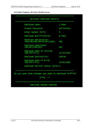 Employee Management System in C++ | PDF