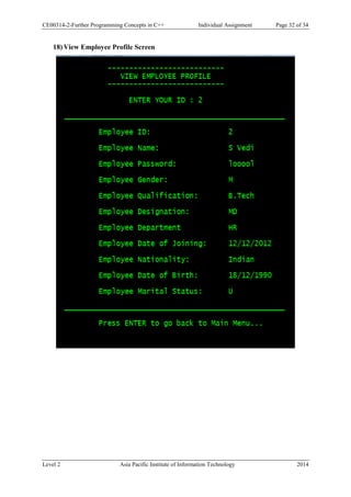 Employee Management System in C++ | PDF