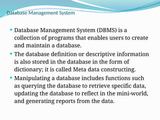 Employee Management Systems , DBMS Mini Project pptx | PPTX