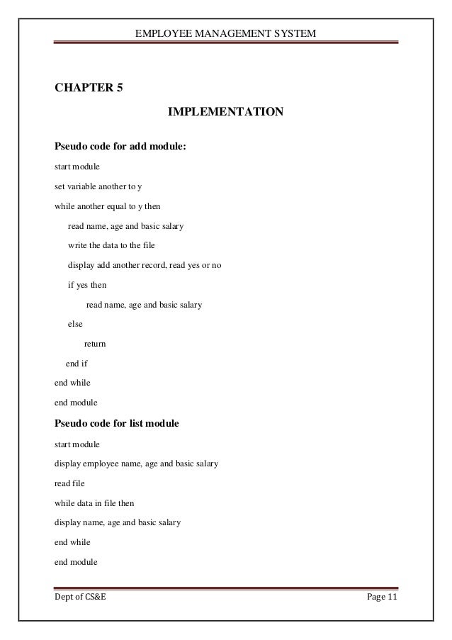 writing up an employee