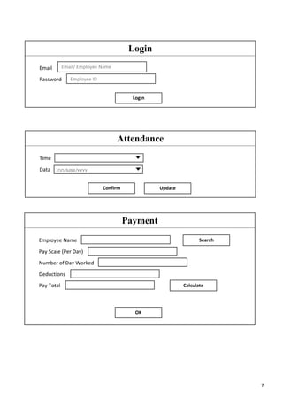 Employee management system in Software Engineering | PDF