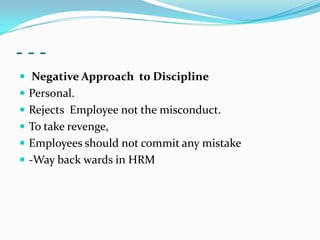 Employee misconduct and discipline | PPTX