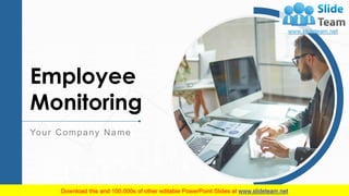 Employee
Monitoring
Your Company Name
 