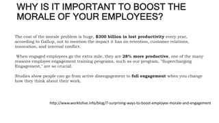 Morale Problem Employee morale | PPTX