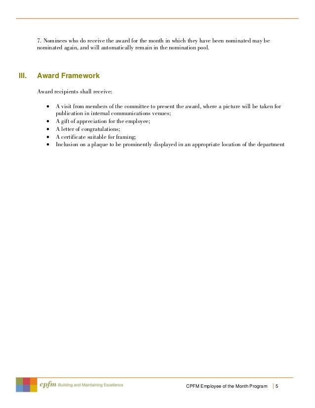employee of the month nomination example magdalene project org employee of the month nomination examples