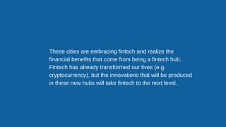 New Fintech Hubs to Watch | PDF