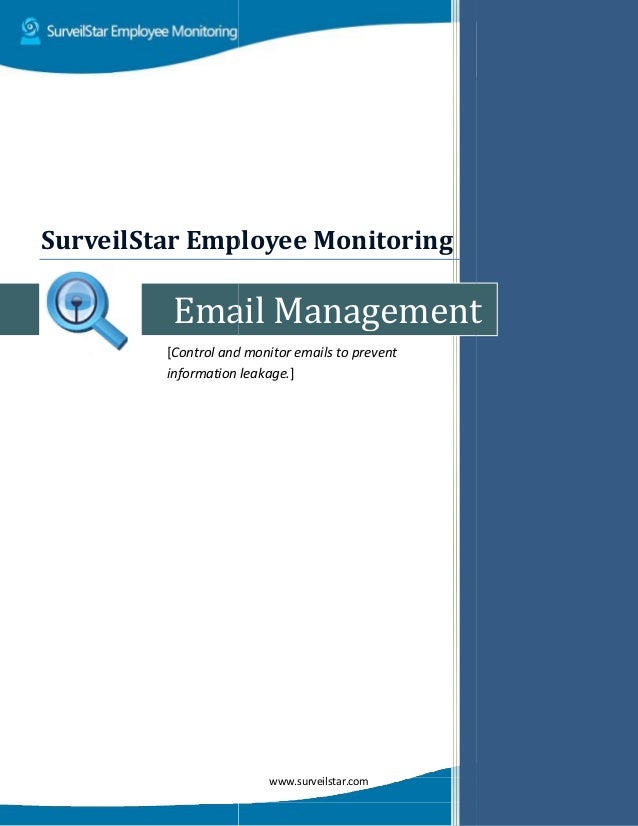 Employee Computer Email Monitoring & Control