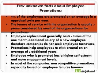 Promotions Policy Example Employee promotion policy | PPTX