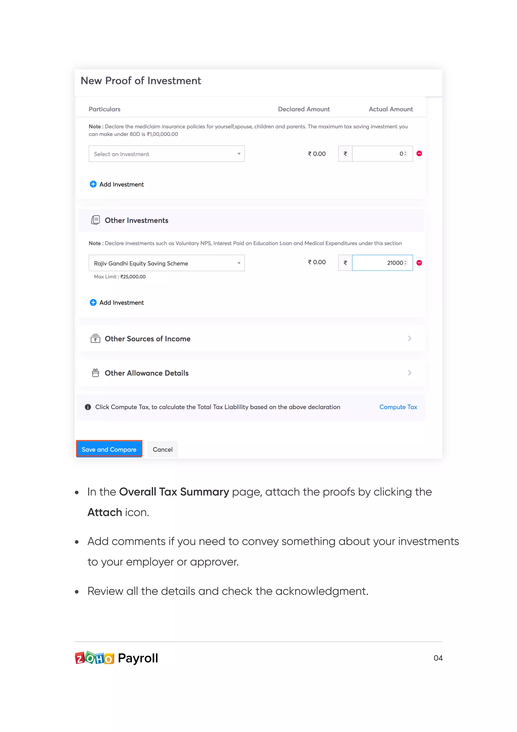 ZOHO Payroll guide | PDF