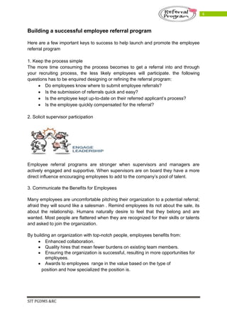 Employee referral program pdf | DOCX