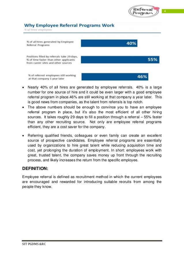 sample employee referral program