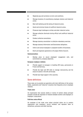 Employee relations | PDF
