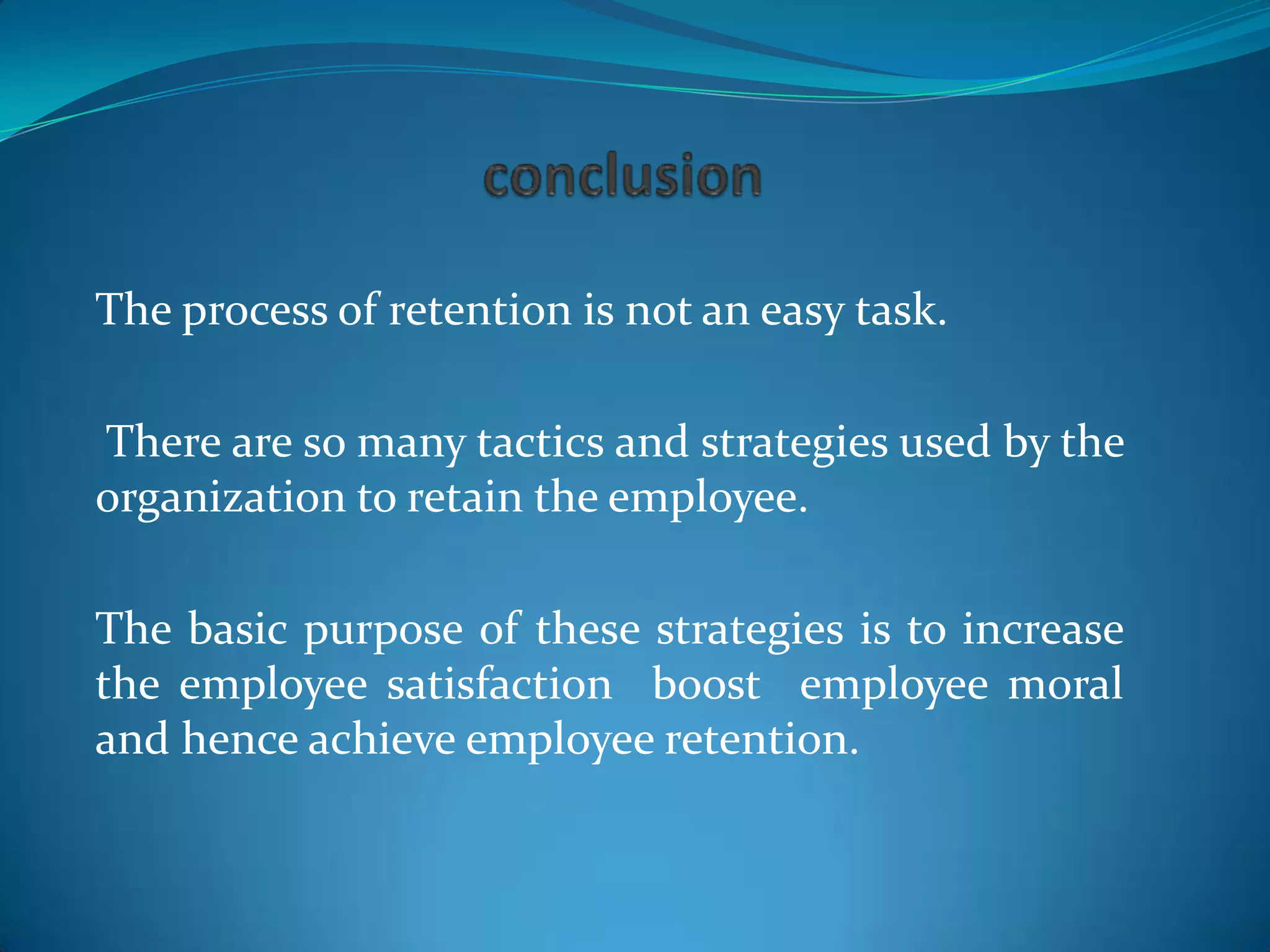 Employee retention (HR topic) | PPTX