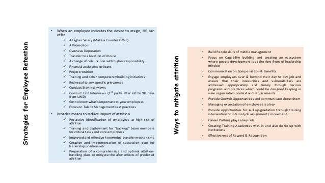 Employee retention issues and analysis