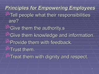 Employee Principles employees motivation and involvement.ppt