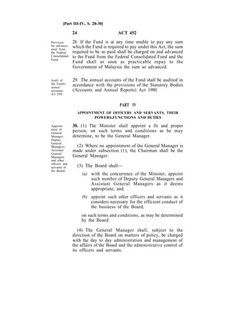 Display Abstract Epf Act.pdf Employees Provident Fund Epf Act 1991 Malaysia | PDF