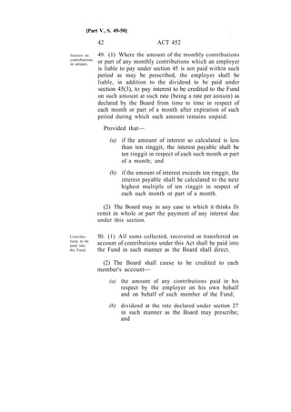 Display Abstract Epf Act.pdf Employees Provident Fund Epf Act 1991 Malaysia | PDF