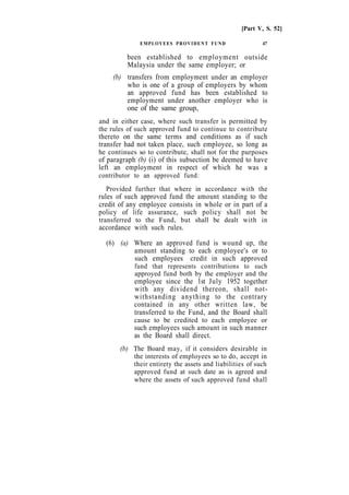 Display Abstract Epf Act.pdf Employees Provident Fund Epf Act 1991 Malaysia | PDF