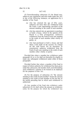 Display Abstract Epf Act.pdf Employees Provident Fund Epf Act 1991 Malaysia | PDF