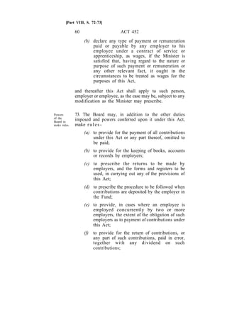Display Abstract Epf Act.pdf Employees Provident Fund Epf Act 1991 Malaysia | PDF