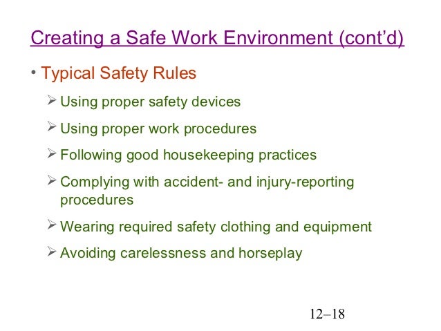 essay on safe and healthy working environment Free work environment of these concepts and the impact of failure to provide a healthy, safe and secure work environment and environment essay. essay on safe and healthy working environment Free work environment of these concepts and the impact of failure to provide a healthy, safe and secure work environment and environment essay.
