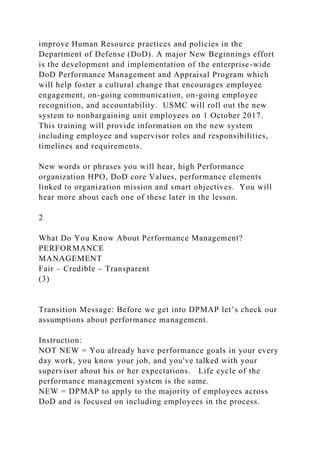Employees’ Introduction to the DoD Performance Management and Ap.docx