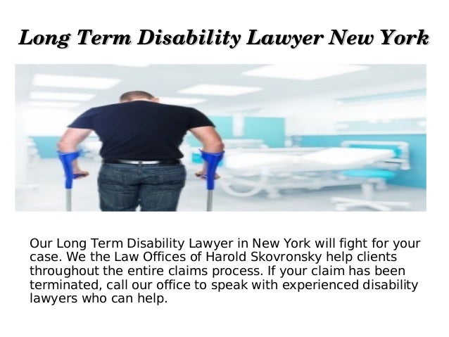 Long Term Disability Lawyer New York Long Term Disability Lawyer New York