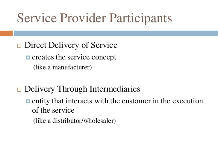 Employees’ roles in service delivery