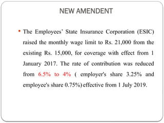 Employee State Insurence Act.pptx for law students | PPTX