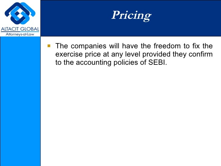 Accounting rules for employee stock options