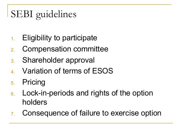 Stock options plan for employees