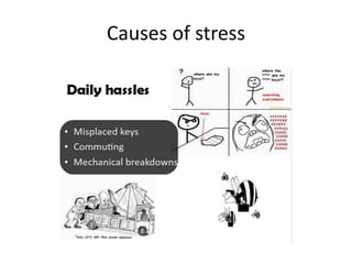 Causes of stress
 