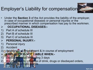 Employees’ (Workmen’s) Compensation Act 1923 | PPSX