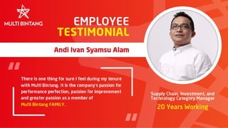 Employee testimony Multi Bintang | PDF
