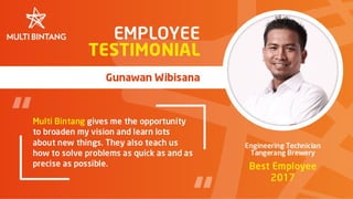 Employee testimony Multi Bintang | PDF
