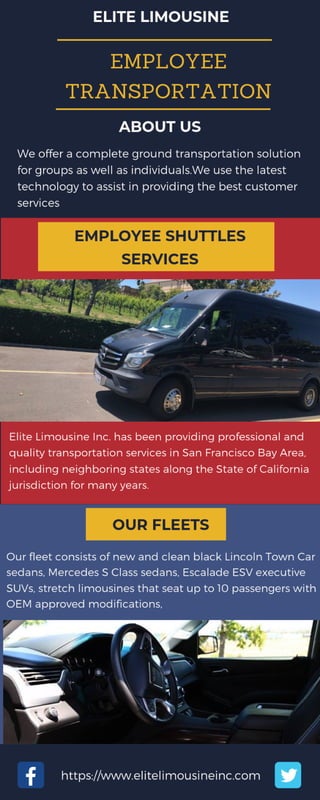 Employee transportation   Elite Limousine
