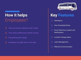 Employee Transportation Management System with Artificial Intelligence and Multiple Shift Management by Probytes