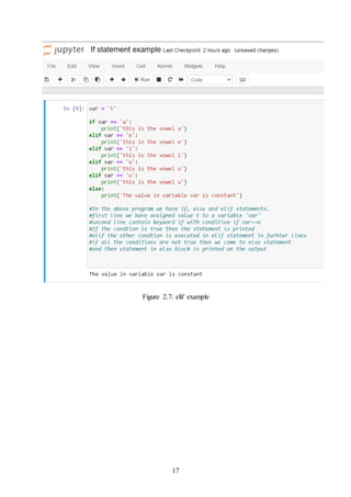 17
Figure 2.7: elif example
 