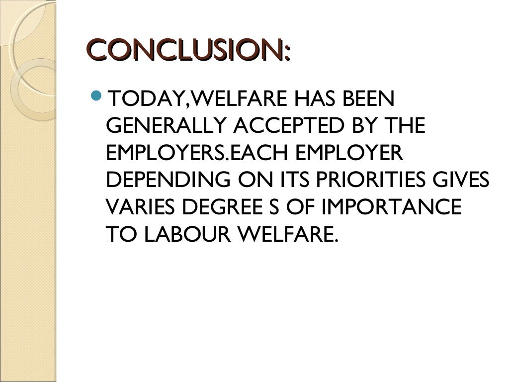 Employee Welfare