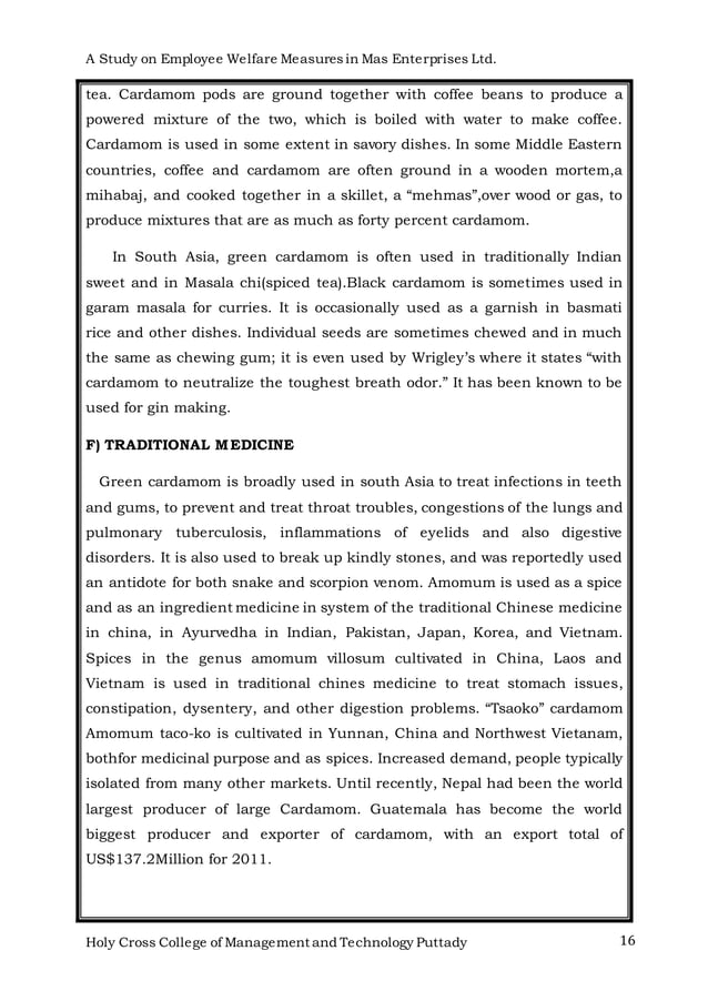 Employee welfare measures