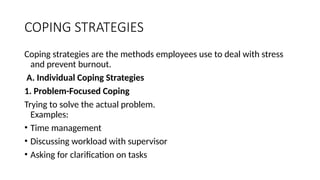 Comprehensive Guide to Employee Wellbeing, Burnout, and Coping ...